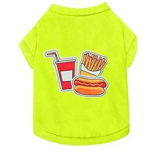 2/$10; 4/$15 🎉HP🎉 NWOT, Neon Yellow Fast Food Little Pet Tee: S, M, L